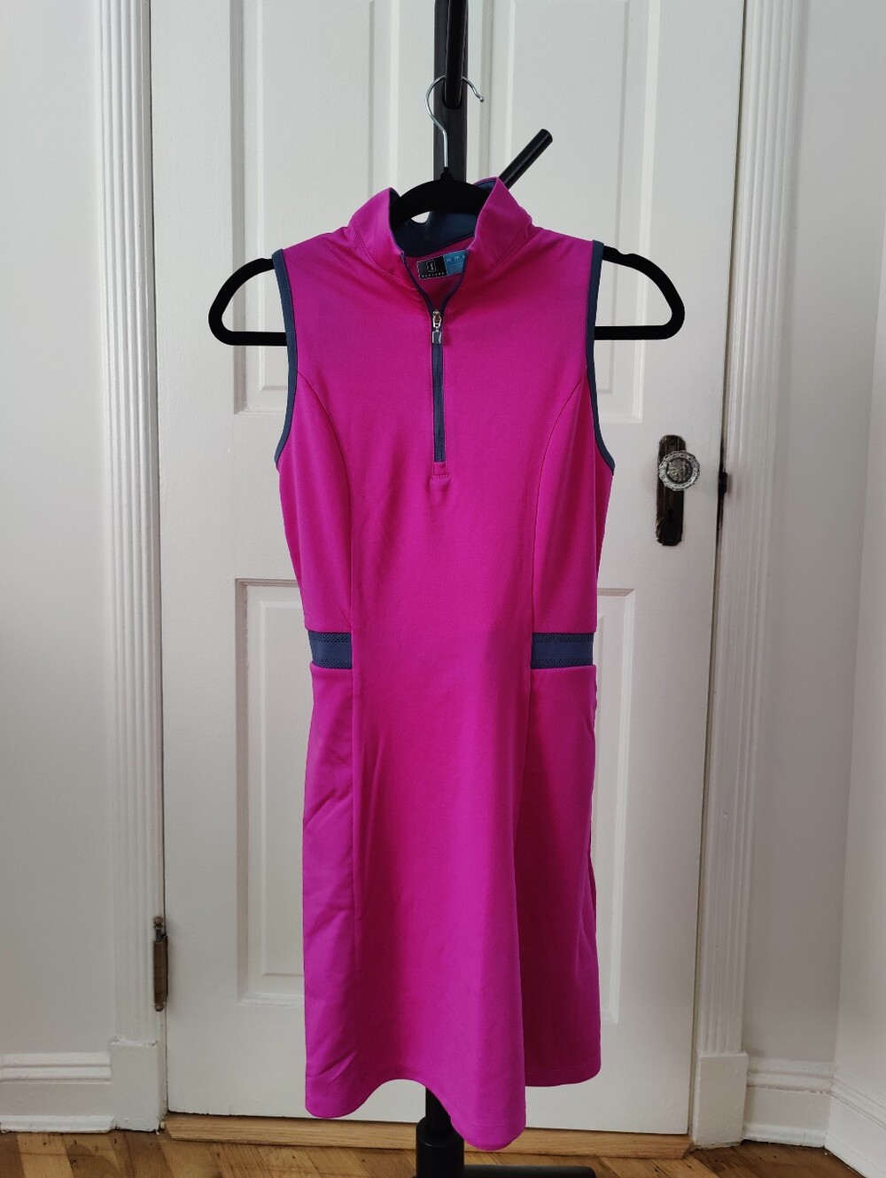 PGA Tour | XS | Grand Slam Colorblock Sleeveless Quarter Zip-Golf Dress